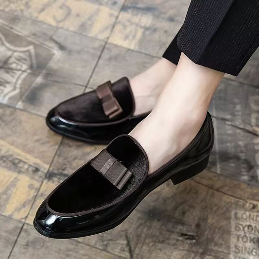 New Luxury Fashion Decoration Suede Driving Shoes Men Casual Loafers Business Formal Dress Dress Groom Footwear Zapatos Hombre