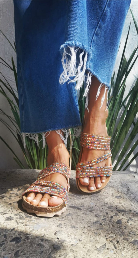 Colored sandal ~ Huarache Sandal